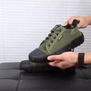 รองเท้าลำลอง ผู้ชายและผู้หญิง รองเท้าคนงาน รองเท้าผ้าใบส้นเตี้ย ใส่สบาย ระบายอากาศได้ดี ไม่ลื่น ใส่ทน เหมาะกับงานก่อสร้าง