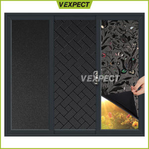 Total Blackout Window Sticker Film Privacy Window Film Sticker Blackout Frosted Glass Sticker Window Tinted Glass Sticker
