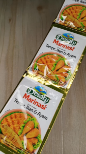 1 RENTENG DESAKU Marinasi Bumbu Gorengan Tempe Ikan & Ayam isi 12 Sachet 15g