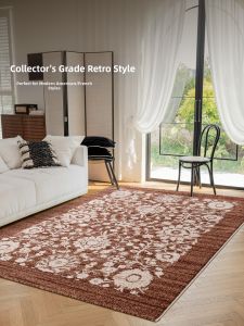 GUZHEN | Vintage French Style Living Room Bedroom Carpet