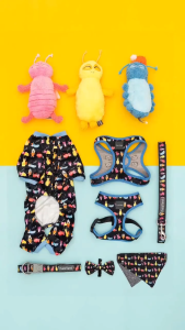 FuzzYard Bed Bugs Plush Dog Toys with Squeaker - Fun Cute & Durable | 3 Adorable Designs for Pets