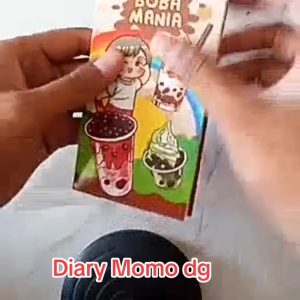 BUKU CATATAN MEMO FUN BUKU MEMO DIARY (Isi buku memo jadwal pelajaran stiker nama)