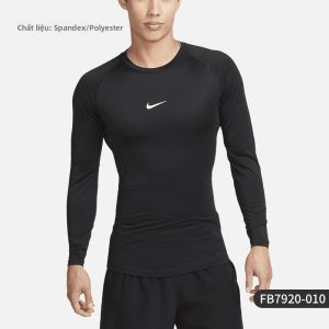 Nike | Áo Thun Dài Tay Cổ Tròn In Logo Nam Nike Chính Hãng