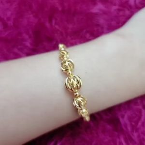 JIN JING RANTAI TANGAN DESIGN BOLA EMAS 916 10.08g