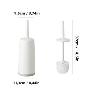WORTHBUY | Bàn Chải Vệ Sinh Nhà Tắm Chống Nước WORTHBUY - Dụng Cụ Vệ Sinh Nhà Tắm Bằng Nhựa Lông Mềm Có Đế Thân Thiện Với Môi Trường Cán Dài