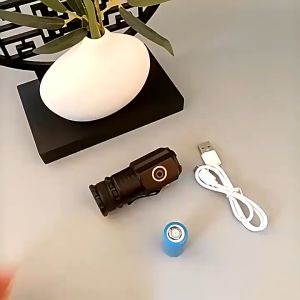 LED Senter Super Terang Waterproof High Power Mini Flashlight 3 LED RB-237 FHLC