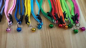 PAW HERO Pet Collar Reflective Dog Collar w/ Bell for Puppy Dog Cat (No Specific Color)