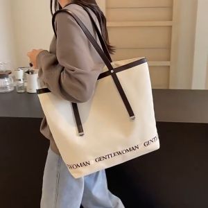 Gentlewoman high-grade letter handbag shoulder bag large capacity tote bag
