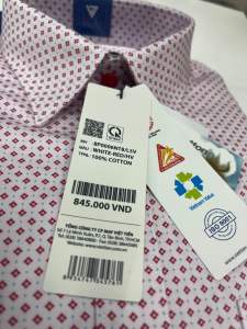 (8P0006)Áo so mi viettien dài tay (Regular fit )( hơi ôm )