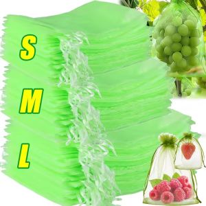 10pcs Fruit Protection Bag Anti-Birds Plant Bag Garden Tools Strawberry Grape Fruit Grow Mesh Bags Vegetable Netting Cover