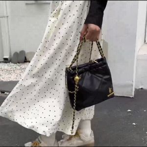 G51005 LUCCHERRY TAS SELEMPANG MEWAH ELEGAN IMPORT TAS BUCKET BAG SUPER CAKEP