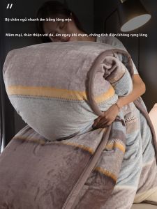Deesse | Chăn Bông Lông Cừu Đôi Mặt Dày 1.8x2m