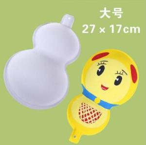 White Ladle Gourd Pulp Mask Peking Opera Facial Makeup Hand Painting White Blank Kindergarten Children Coloring Material DIY
