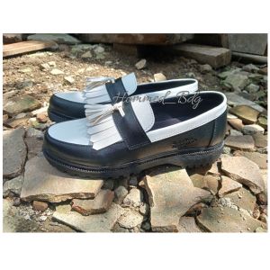 sepatu Loafer wanita sepatu docmart wanita slip on pantofel