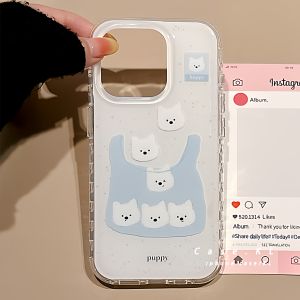 Cute Cartoon Phone Case Bag Protective Cover for Apple 17Promax iPhone OnePlus 121314 Redmi K80 Xiaomi 15Pro Honor 300608090 Huawei 504030 Mate70