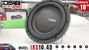 ดอกซับ10นิ้ว DS18 รุ่น ISX10.4D ของแท้ ซับติดรถยนต์ MAX POWER 1200W. ของใหม่ รับประกันจากบริษัท