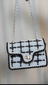 SKM Womens Plaid Trendy Stylish Shoulder Sling Bag BG1042