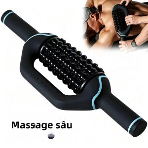 Máy Massage Con Lăn Không Dây 360 Độ °   Máy Rung Cầm Tay Thư Giãn Cơ Bắp Giảm Đau Hỗ Trợ Tập Luyện Có Thể Sạc Lại