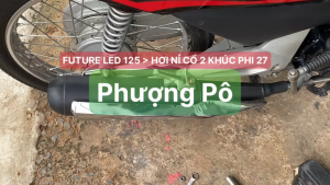 ⚡️FREESHIP⚡️ Pô FUTURE LED 125-FUTURE MẬP 125 móc hơi nỉ cổ 2 khúc đi Dzin > 62ZĐ