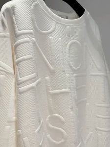 2023 New Sweater Woemn Loose Round Collar Mid-length Top Womens Causal Wear Sweatshirt