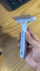 Lược chải lông chó mèo - hình bồ cào 2 hàng đinh