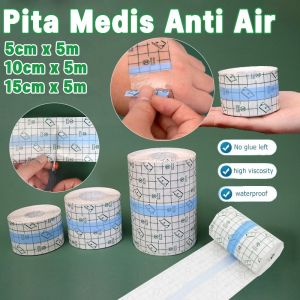 LateHome Perban Medis Film Perbaikan Luka Tato Tahan Air Bantalan Kasa Penyerap Medis