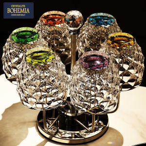 Czech Bohemia Imported Crystal Glass Creative Color Whiskey Glass Wine Glass Juice Cup Wine Set Suit