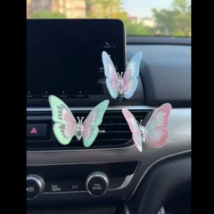 Interior Ac Mobil Bentuk Lucu Dekorasi Aksesoris Fashion Kupu-kupu Dekorasi Dekorasi Itu akan bergerak Interior Ac Mobil