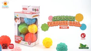 IQ ANGEL Sensory Texture Ball / Mainan Bola Sensori Anak / Gigitan Bola / Mainan Terapi / Mainan Bola