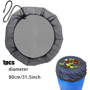 Mesh Covers for Rain Barrels Guard Mesh CoverWater Barrel Screen Rain Barrel Net Cover with Drawstring Rain Barrel Netting