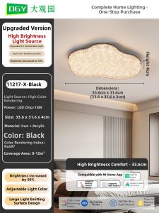 DGY | Italian Minimalist Luxury Ice-Crackled Ceiling Light
