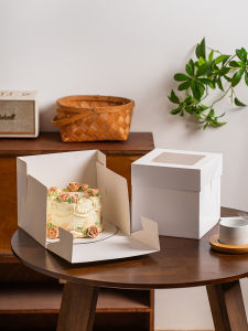 Transparent Window Packaging Box for Various Sizes and Types of Cakes