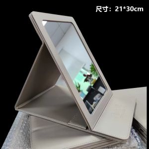 กระจกแต่งหน้าแบบพับได้พร้อมกล่องเก็บของสำหรับร้านทองและร้านเครื่องประดับ เครื่องมือทำความสะอาดส่วนบุคคล กระจกแบบพับได้สำหรับแต่งหน้าและดูสินค้า