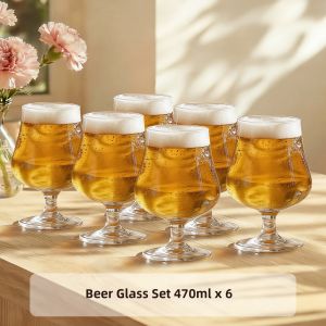 Creative Tall & Short Glass Beer Cup