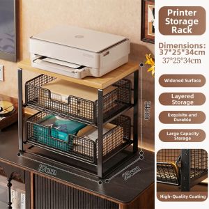 MUGG | Storage Computer Desk Organizer with Drawers