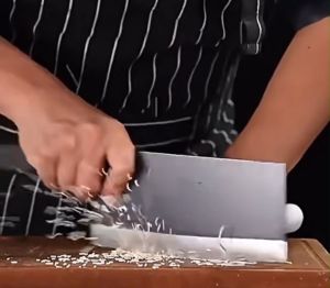 HESPR มีด มีดสไตล์ญี่ปุ่น มีทำครัว มีดปังตอ มีดสับกระดูก สแตนเลสคุณภาพดีหนา3มิล ด้ามลายไม้