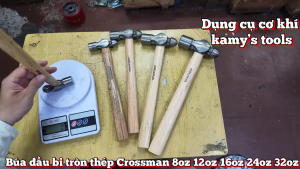 Búa đầu bi tròn thép Crossman 8oz 68-308 12oz 68-312 16oz 68-316 24oz 68-324 32oz 68-332