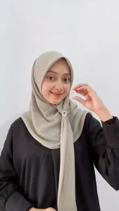 Bross Ring Mutiara Bunga Hijab Jilbab Cantik Ring Jilbab Fashion Cantik