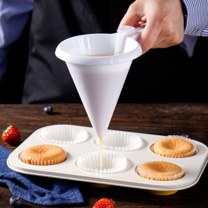 Đĩa Rót Hỗn Hợp Cầm Tay PiSSA DX-LH369-001 Dùng Để Tách Kem Bột Làm Bánh Chocolate Separater Đĩa Rót Hỗn Hợp Nhỏ Gọn