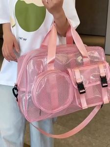 FUSHIXIONG | Large Waterproof Transparent Shoulder Travel Bag