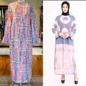 Viola Square Rayon by Dian Pelangi LIMITED EDITION Busana Homey Muslim Home Daily Dress Busui Casual Formal Pesta Kondangan Lebaran Wanita Hijaber Cantik Anggun Modis Modern Simple Elegan Mewah Model Korea Terbaru Motif Abstrak Hand Made Kekinian