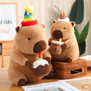 Capybara Búp bê sang trọng Dễ thương Capibara Anime Đồ chơi mềm mại Kawaii Plushie Chúc mừng sinh nhật Búp bê Quà tặng cho bạn gái Động vật nhồi bông mềm
