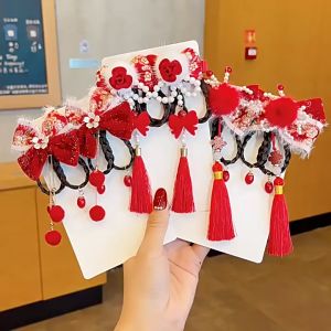 Cài tóc bờm tóc hoàn châu cách cách hanfu cổ trang trung hoa xinh xắn diện lễ tết năm mới đẹp