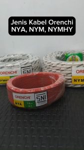 Kabel NYMHY Orenchi 2 x 2.5 SNI Kabel Listrik Serabut Tembaga  2x2.5