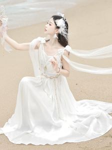 God Made Greek Goddess Costume White Skirt Ancient Greek Myth Story Theme Costume Halloween Costume Athena