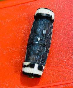 Dzi Tây Tạng chạm Rồng uy quyền tài lộc phụ kiện trang sức Phật Giáo