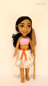 Moana Musical Singing Doll Collectible Action figure Toy for Girls with Thick Hairs