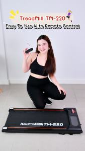 PROMO HTD Treadmill Elektrik Lipat TM-220A / TM-220B | Treadmill Rumah Senyap LED Display Remote Control 120KG