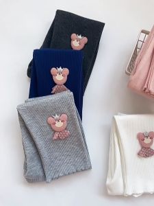 ByKiddos - Legging Anak Perempuan Motif Beruang  Import / Leging Bayi Import / Celana Panjang Anak Perempuan Kekinian Gaya Modis