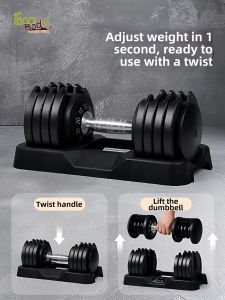 ECO body | Adjustable Weight Iron Dumbbell 22kg